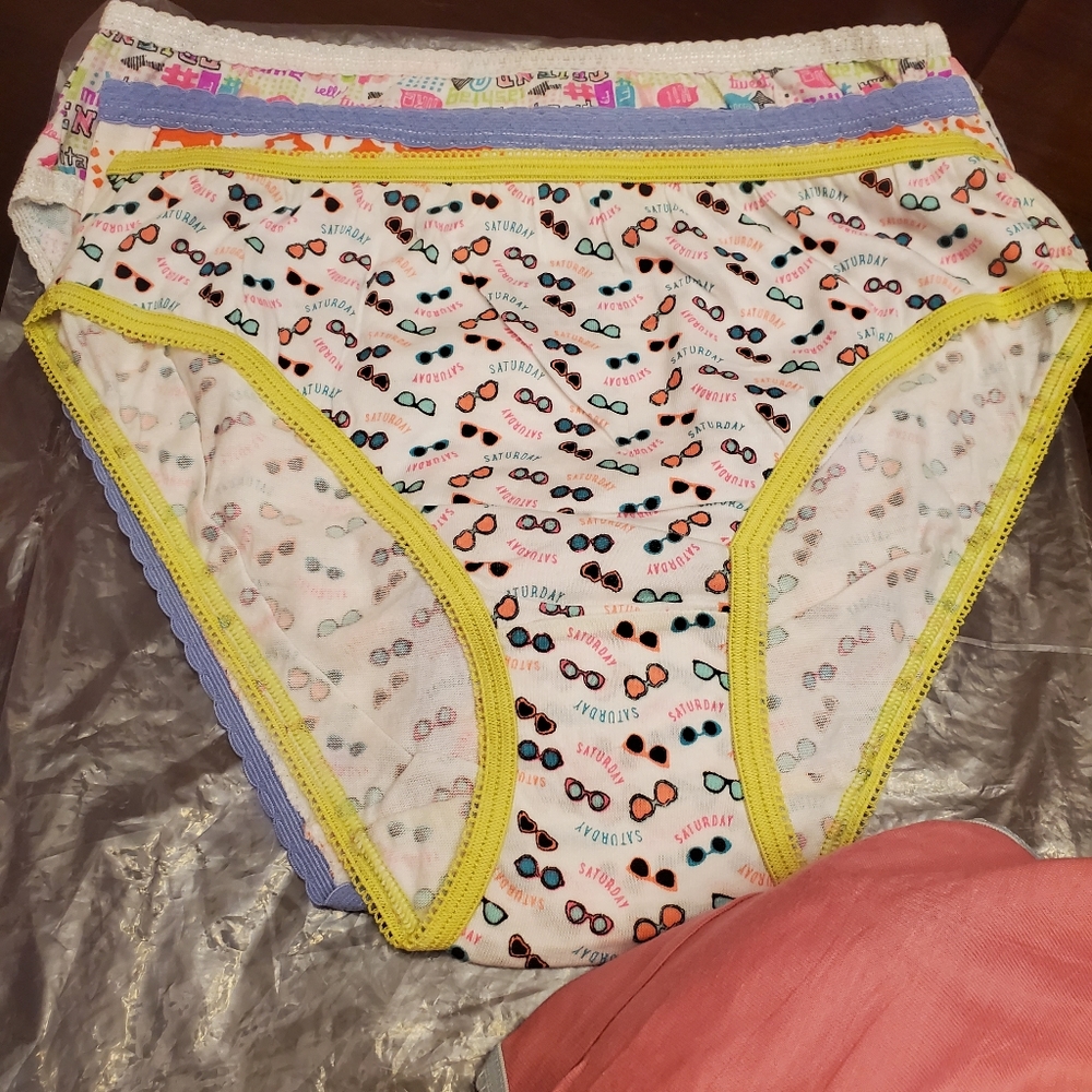 12 Pack Cotton Soft Flex Hi Cut Panty Briefs - Picture 10 of 13